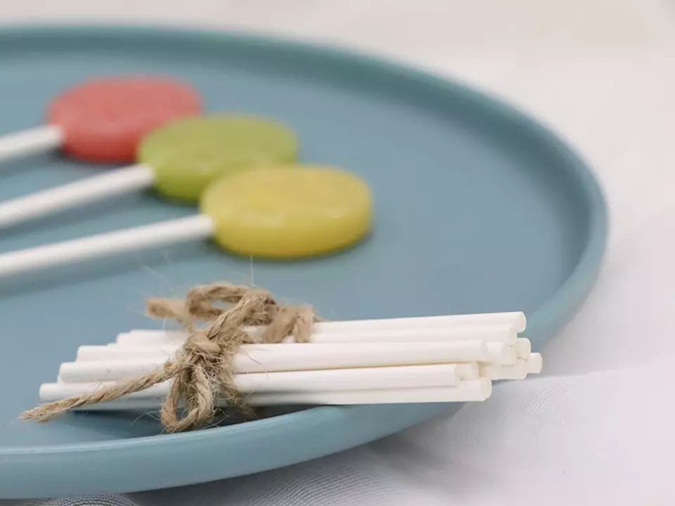 Degradable Lollipop Paper Sticks