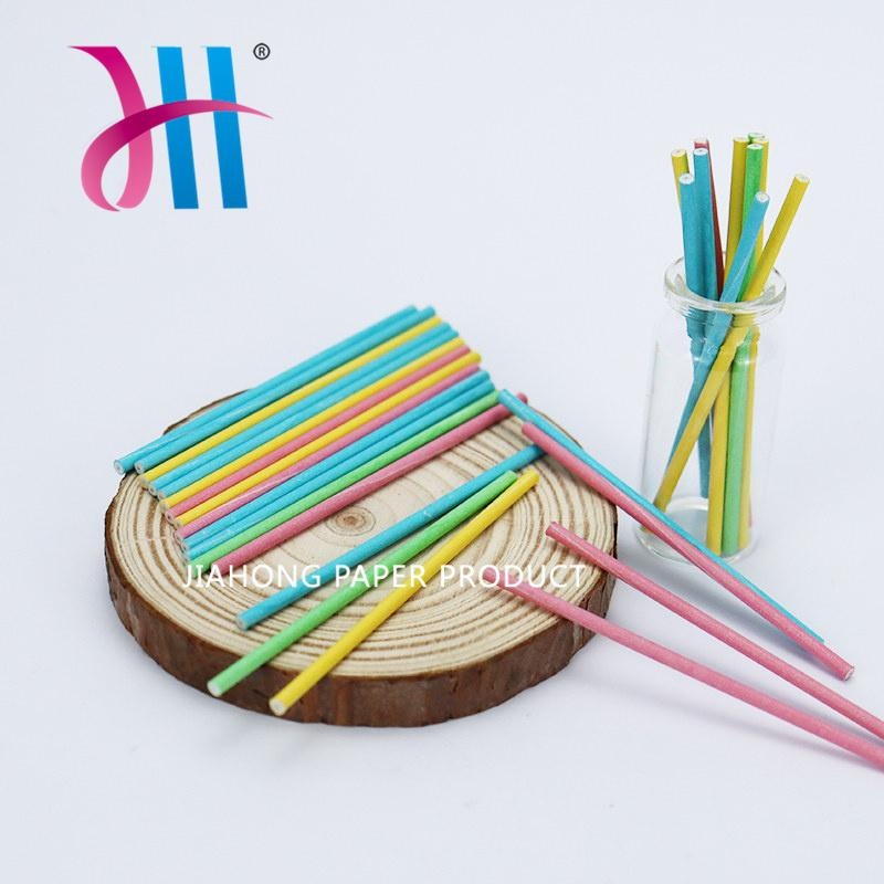 Degradable Colorful Paper Sticks 