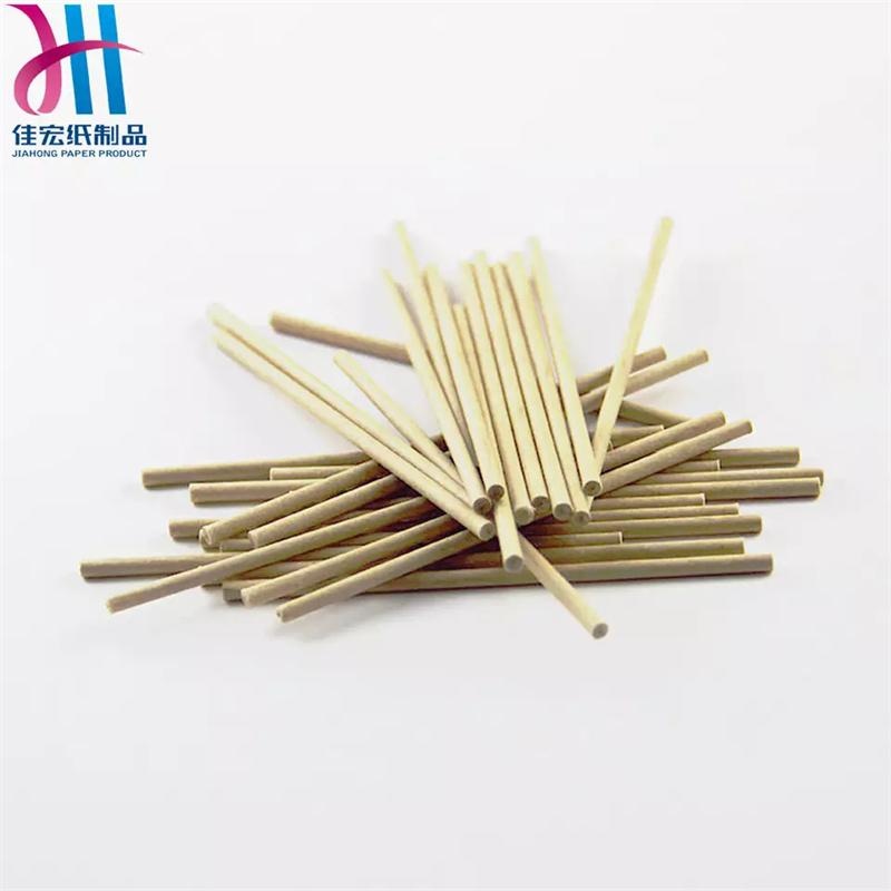 Biodegradable paper sticks