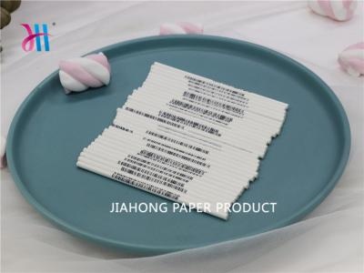 custom printing recyclable barcode paper sticks 3.5*100mm