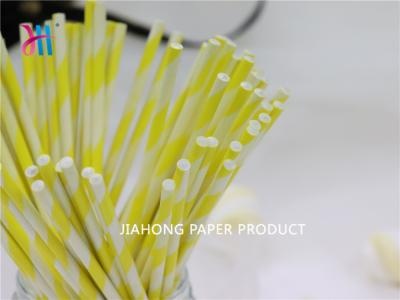 Food grade colorful striped paper stick 4.0*150mm