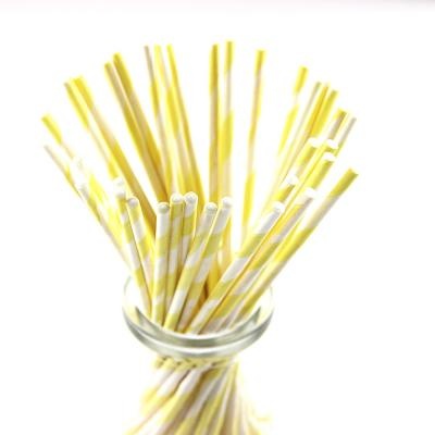 Factory Wholesale Multi Color Disposable Paper Sticks For Gift Decoration