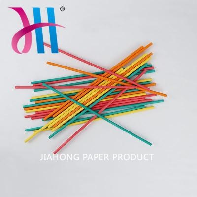 Disposable Multicolor Balloon Paper Sticks Suppliers 5.0*260mm