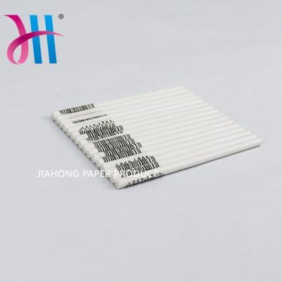 Eco Friendly Food Grade barcode paper sticks Manufacturing 3.85*76mm