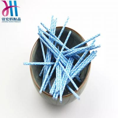 Durable Solid Color Baking Food Paper Stick for Biscuit Cake