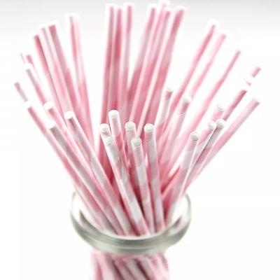 Ecofriendly Colored Paper Sticks For Candy Lollipops