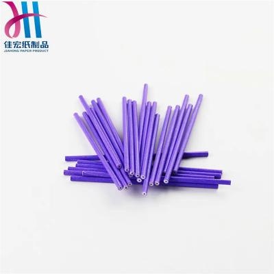 Disposable Biodegradable Customized Colorful Paper Stick lollipop sticks Factory