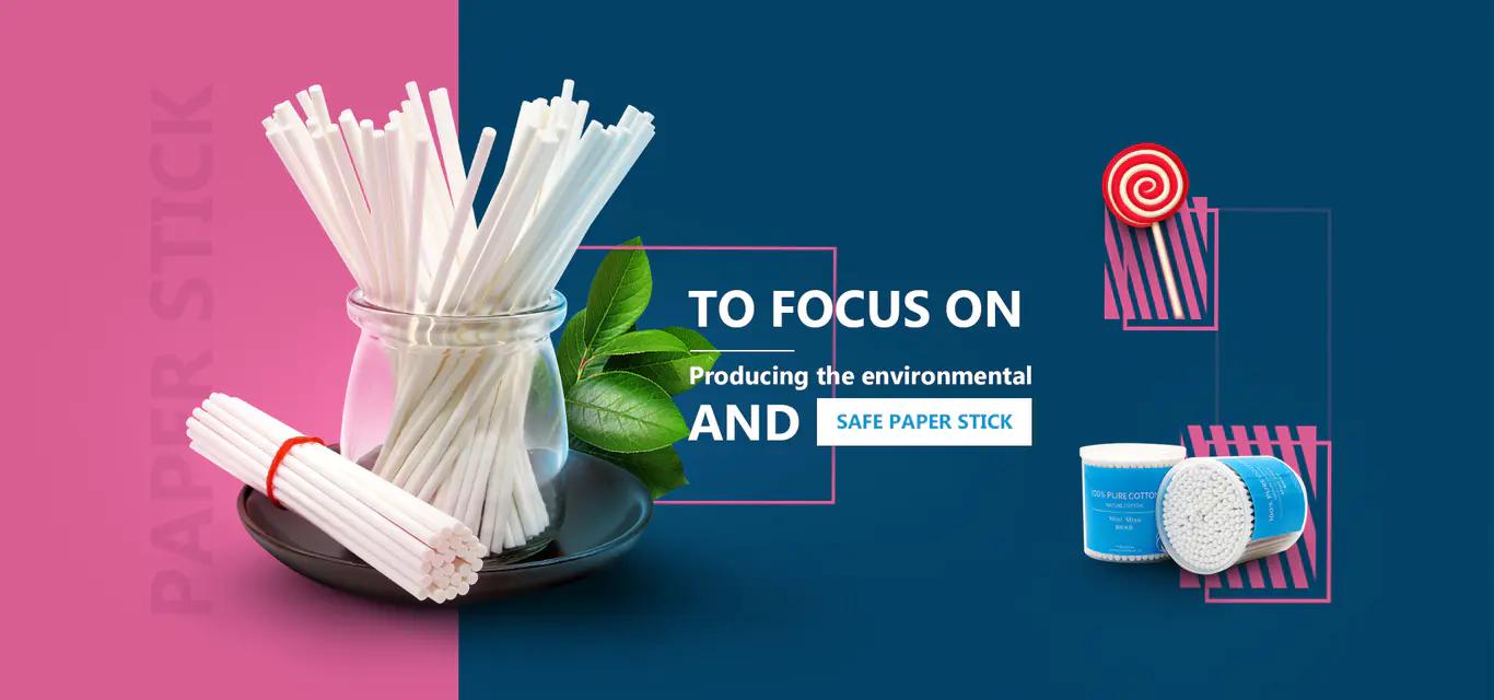 cotton swab paper stick